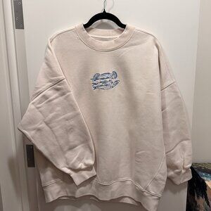 Abercrombie Sardine Coastal Ocean Crewneck Sweatshirt